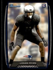 2013 Bowman Black Logan Ryan Rookie New England Patriots #185