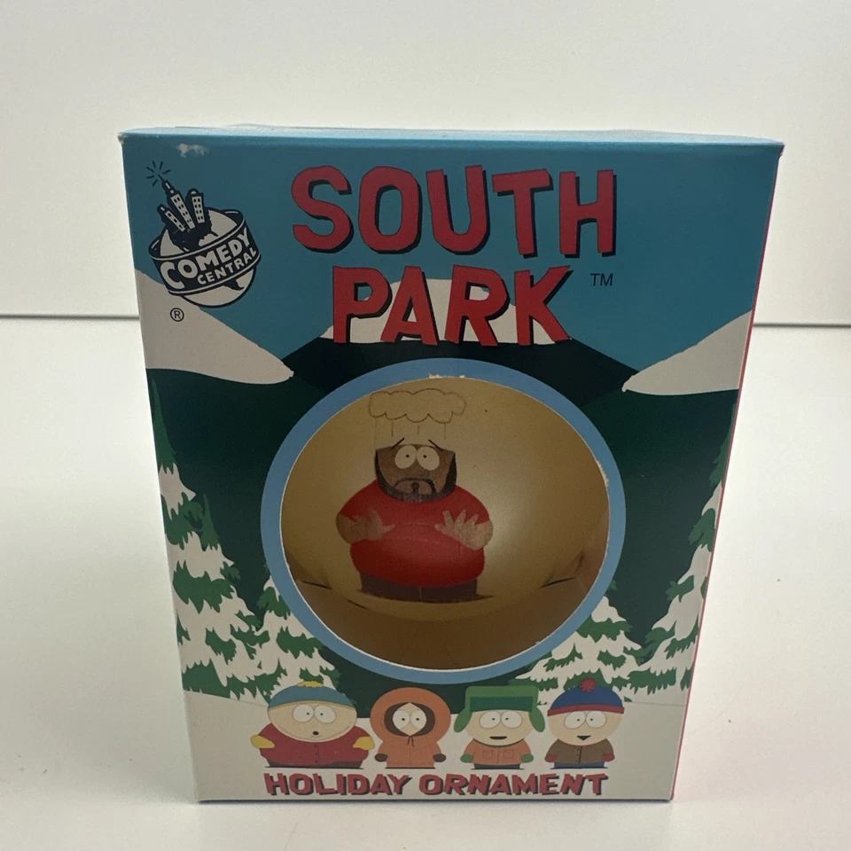 Lote de 5 adornos de vidrio South Park 1998 de colección Navidad Stan Kenny Chef Beefcake Foto 4 de 4