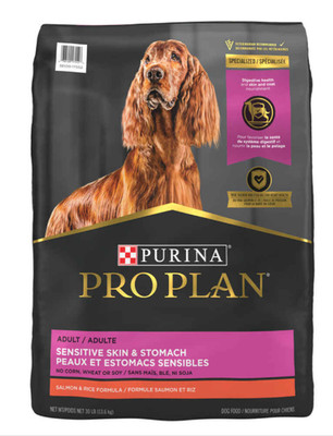 Purina Pro Plan Sensitive Skin and Stomach Salmon and Rice 40lbs FREE SHIPPING
