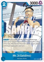 Mr.3 (Galdino) OP01-085 Romance Dawn Uncommon