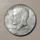 1969 Kennedy Half Dollar 50C Silver 0.4 Fineness Business Strike Philly