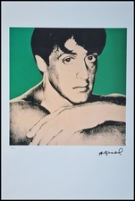 ANDY WARHOL * Sylvester Stallone * 57 x 38 cm * Signed Lithograph * Limited # xx/100