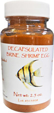 Decapsulated Brine Shrimp Eggs Non-Hatching , 2.5 Oz Jar