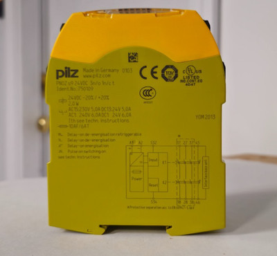 PILZ 750109 SAFETY RELAY PNOZ s9 24VDC 3 n/o 1n/c t