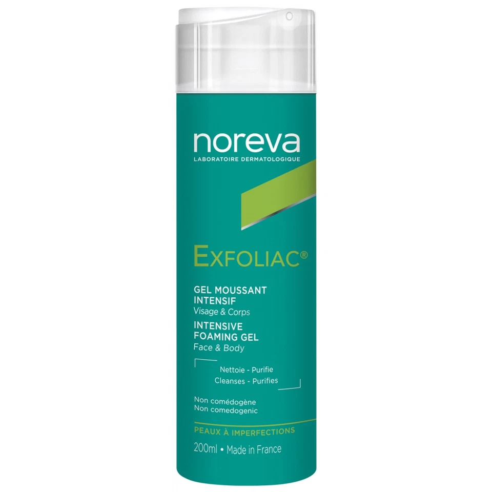 MARKENLOS Das Reinigungsgel von Noreva Exfoliac wurde zur Pflege und Reinigung fettender H