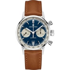 HAMILTON American Classic H38416541 Blue Automatic Men's Watch New in Box