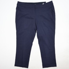 Lane Bryant Women's Navy The Allie Pants Size 24S Stretch