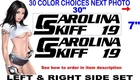 Carolina Skiff 19 DECAL LOGO DECALS STICKER  BOAT BOATS  30 COLOR OPTIONS