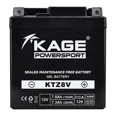 Batterie GEL Starterbatterie KAGE YTZ8V für Honda NSS 125 PCX SH ST YP 125 400