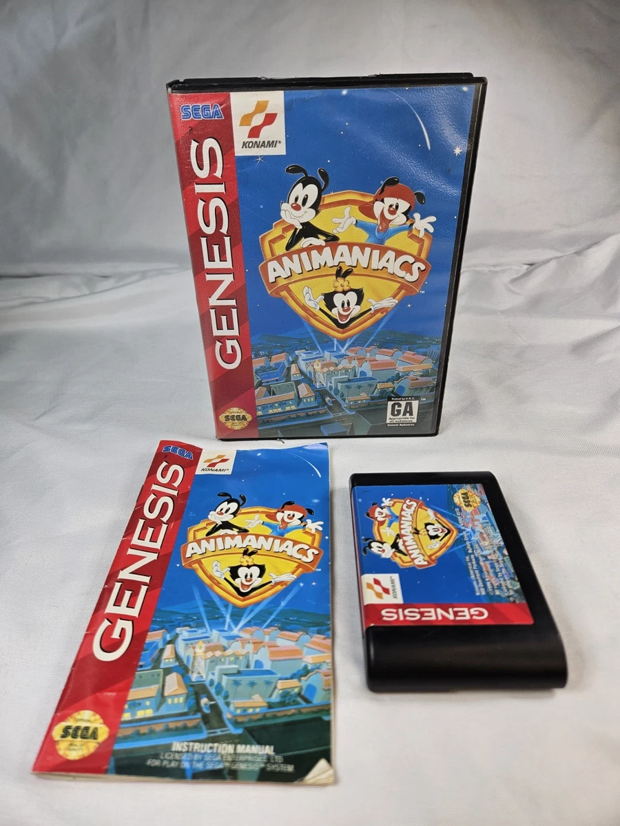Animaniacs Sur Sega Megadrive – Complet PAL, Boîtier Et Notice En Bon état