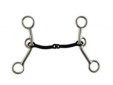 Showman Stainless Steel 5" Sweet Iron Broken Mouth Bit