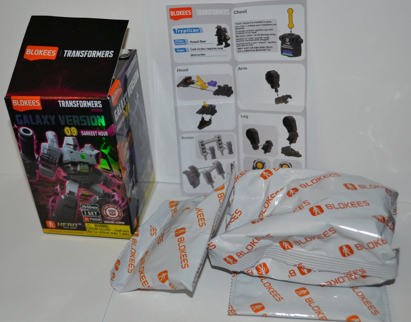 Blokees Transformers Galaxy Version 09 9 Darkest Hour Trypticon Model Kit Figure - product detail image 2