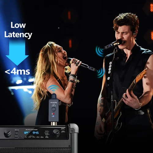 Wireless XLR Adapter System Dual Sender & Empfänger für Mikrofon Gitarre Mixer USA - Bild 5 von 14