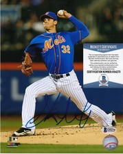 STEVEN MATZ  NEW YORK METS  BECKETT AUTHENTICATED   ACTION SIGNED 8x10
