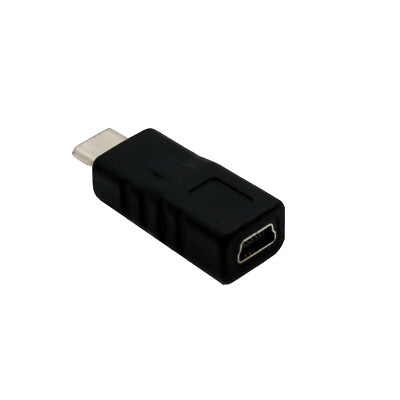 1x USB 3.1 Type-C Male to Mini 5pin Female Jack Charging Data Adapter Converter