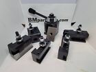Atlas / Craftsman 6″ Lathe Oxa 0Xa Steel Wedge Type Quick Change Tool Post Set