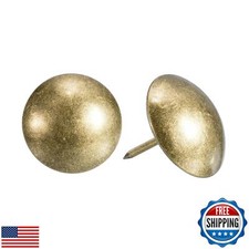 uxcell Upholstery Tacks Nail Pins Furniture, 50Pcs 25x25mm Thumb Tack Pins As