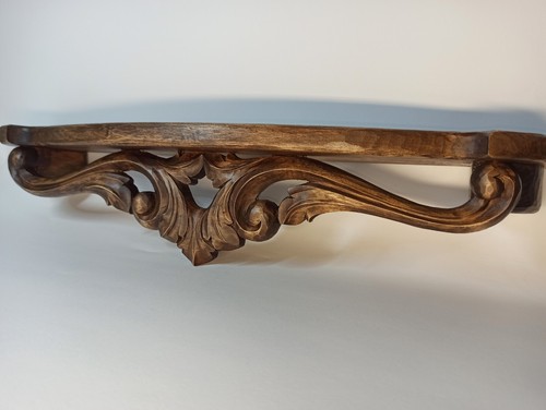 Antique wood wall shelf, Wall decor, Home decor, Vintage Wall Shelf, Wood shelf, - Picture 9 of 12