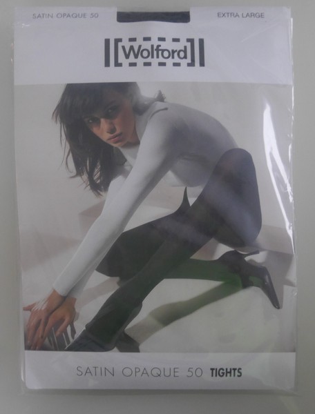 Neu & Ovp: Wolford Satin Opaque 50! Gr. Xl! 50 Den! Farbe: Mocca (Dunkles Braun)-image