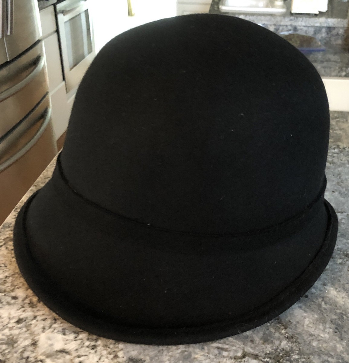 Black Merino Wool Scala Collezione Fine Hat NWOT Scala Men main image 4