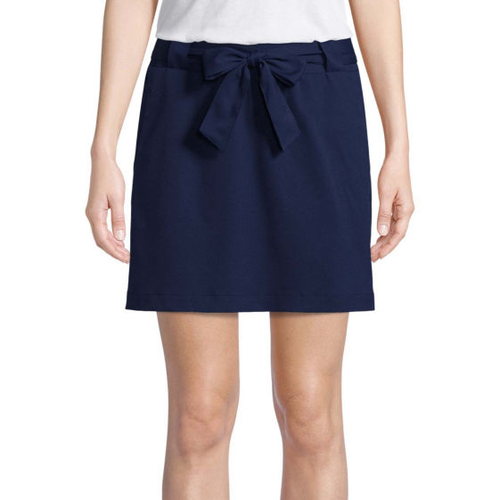 St. John's Bay Women's Active Belted Skort Size XLarge American Navy