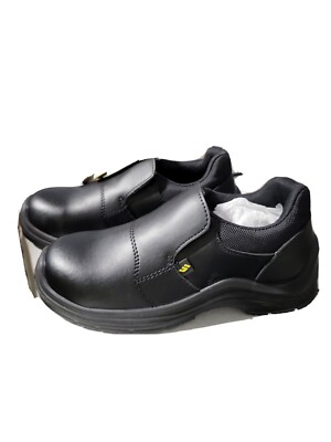 Shoes For Crews Unisex Work Shoes Dolce 81 S3, Size 5.5 U.S, Black, Slip On