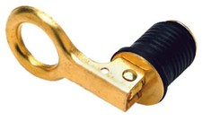 Seachoice Drain Plug Snap-Lock 1-1/4" Brass 50-18871  S25