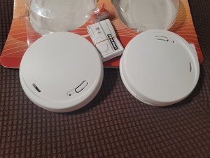 First Alert Slim Design Smoke & Fire Alarms 10 Year Lithium Battery 2-Pack