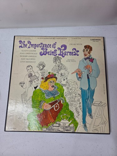 Oscar Wilde The Importance Of Being Earnest 2 Vintage LP Box Set Lynn Redgrave - Zdjęcie 1 z 22
