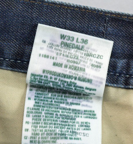 Lee Herren Pinedale Gerade Stretch Jeans Größe W33 L34 - Bild 9 von 10