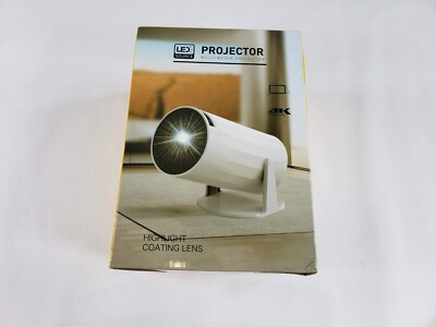 Yleegs Mini Projector 180° Adjustable Bracket with WiFi Portable Movie Projector