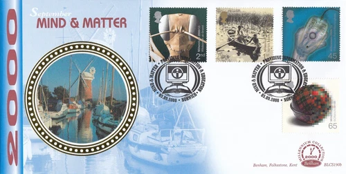 Mind and Matter GB Benham BLCS190b FDC Norwich 2000 (93065)