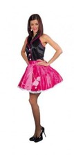 50er Jahre Kleid Kostüm Rock n Roll Petticoat Damen Disco Rockabilly Polka Tanz