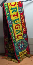 Portugal official soccer club scarf, preowned, Fan Collectors item, Colorfull