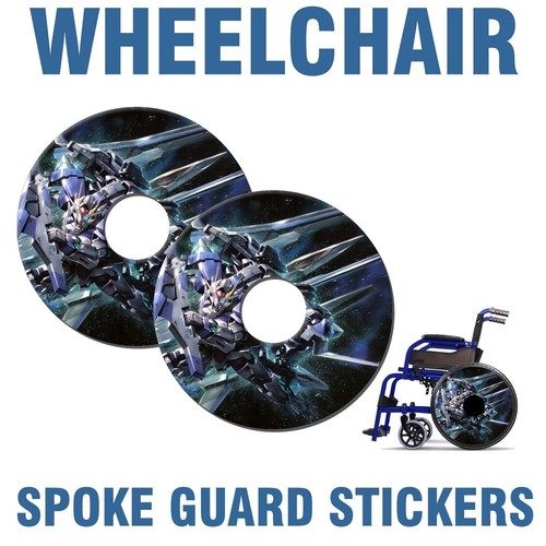 Wheelchair Spoke Guards Wheel Cover protector stickers WHEELCHAIR SKINS