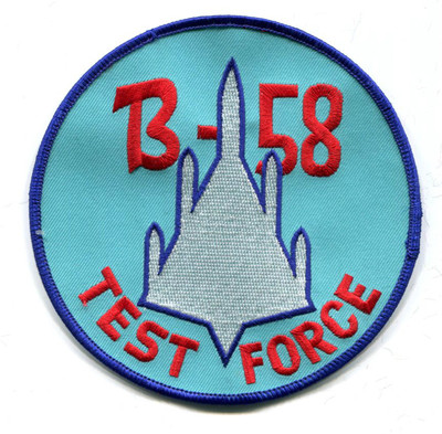 BEAUTIFUL 5 inch B-58 Hustler Patch USAF Convair Supersonic Delta Wing Bomber