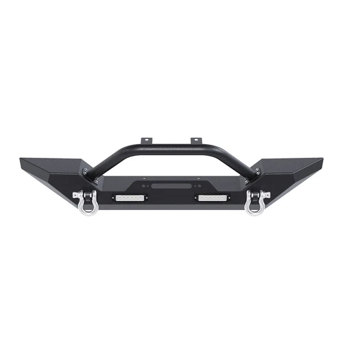 Rock Crawler Front Bumper Winch Plate w/ D-Rings For 87-06 Jeep Wrangler TJ YJ - Picture 9 of 18