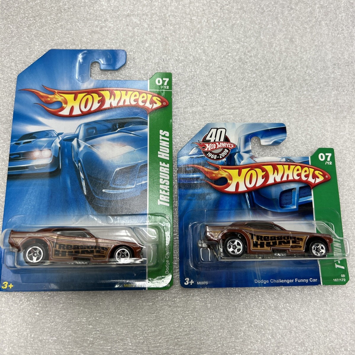 【Hot Wheels】Dodge Challenger 2008 Hot Wheels(2)Treasure Hunt #167 Brown Dodge Challenger Funny