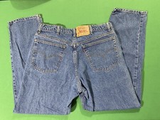 Levi Strauss Jeans Men's 550 Relaxed Fit Jeans Sz 40x32 Denim pants USA Made