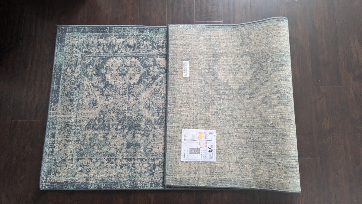 IKEA VONSBÄK Rug, low pile, Light Blue, 2' 7