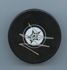 DENIS GURIANOV DALLAS STARS 1ST ROUND PUCK SIGNED HOCKEY PUCK W/ COA