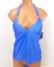 NEW Mossimo Swimsuit Halter Top Tankini Padded Swim Top Size Small S