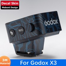 Mebont Decal Skin For Godox X3 Wireless Flash Trigger Sticker Vinyl Wrap Film