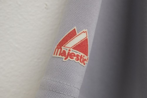 St. Louis Cardinals 2004 World Series Masjestic Jersey Size Large Grey No Number - Picture 9 of 10