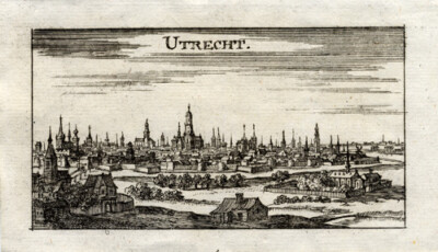 Antiker Druck - UTRECHT - NIEDERLANDE - Riegel - 1691