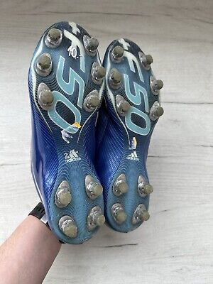 Adidas F50 Tunit Blue Football Soccer Cleats US8 1/2 UK8 Adidas F50 Tunit Blue Football Soccer Cleats US8 1/2 UK8