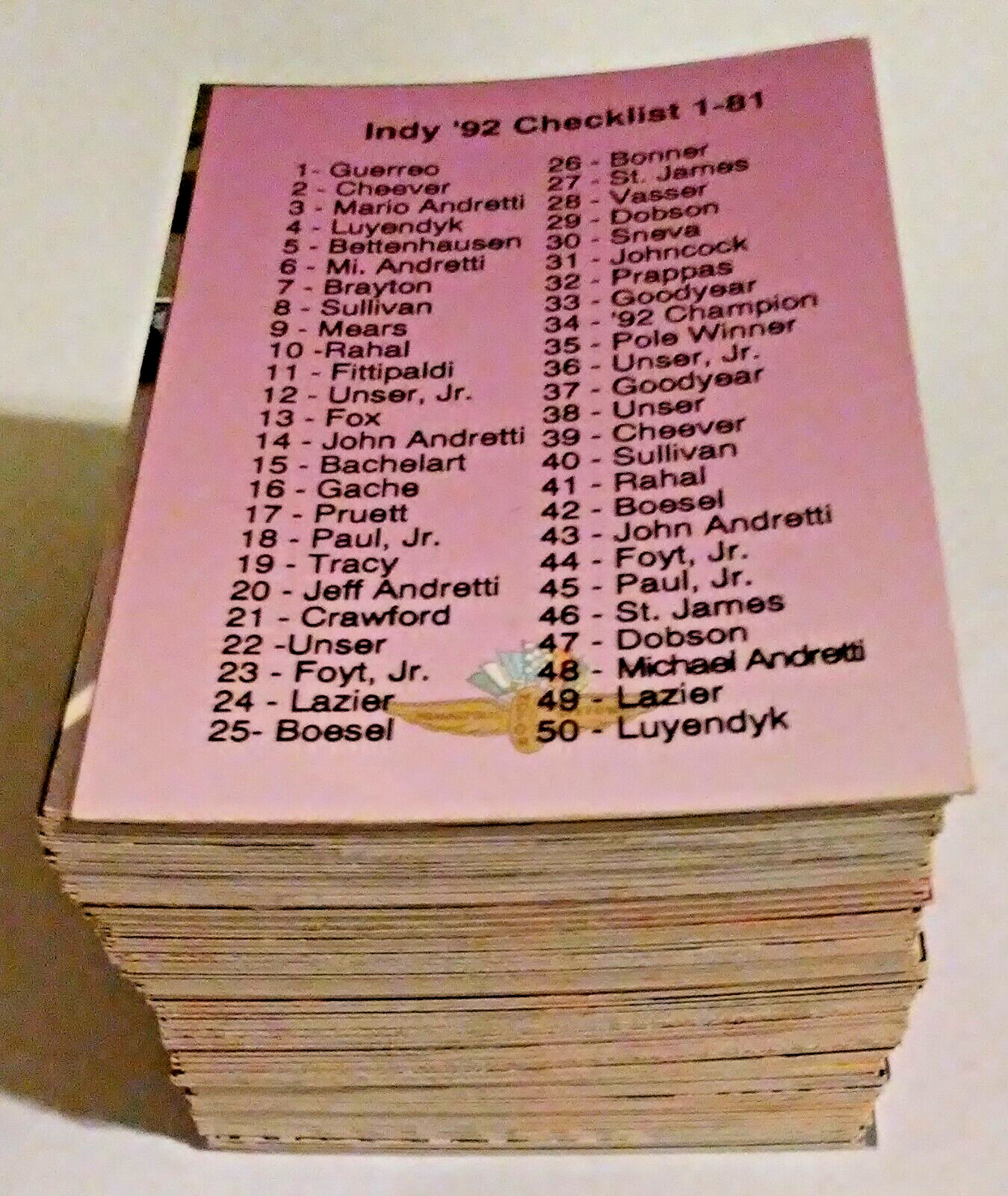 1993 HI-Tech Indy  Singles