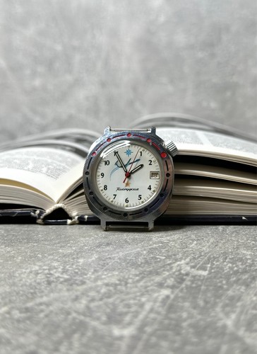 Vintage Soviet watch VOSTOK 2409. KOMANDIRSKIE. Airplan. Made in USSR-Serv- - Picture 14 of 17