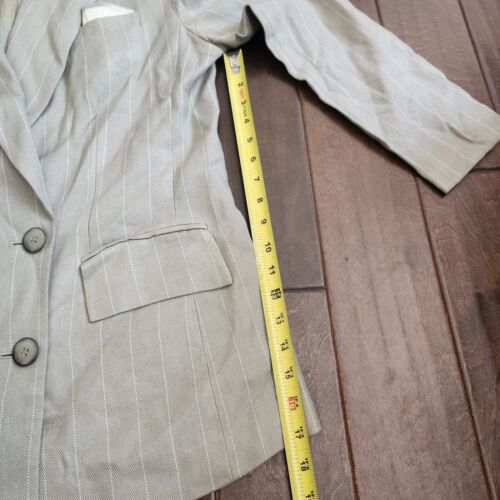 Kasper A.S.L Jacket Women's Blazer Pinstripe Tan - Size 10 - Picture 13 of 19