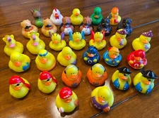 Rubber Duck Assortment - Assorted - As Shown In Photo (32 Count) 2”